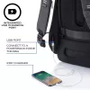 Kuprinė XDDESIGN Bobby Hero Small, apsaugota nuo vagystės, 11,5 l, planšetei iki 12,9 colio, PET/putplastis, juoda