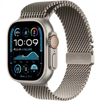 Natural Titanium Milanese Loop 49 mm - S
