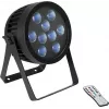 LED prožektorius EUROLITE PAR 9 UV 9x3W – scenos / klubinė UV PAR lemputė, 9 šviesos diodai po 3W