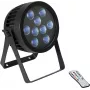 LED prožektorius EUROLITE PAR 9 UV 9x3W – scenos / klubinė UV PAR lemputė, 9 šviesos diodai po 3W
