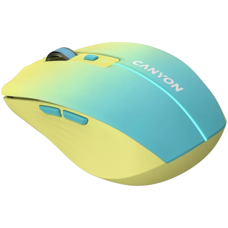 CANYON pelė MW-44 belaidė įkraunama geltona mėlyna