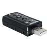 DeLOCK USB garso adapteris 7.1 - Garso plokštė - Stereo - USB (61645)