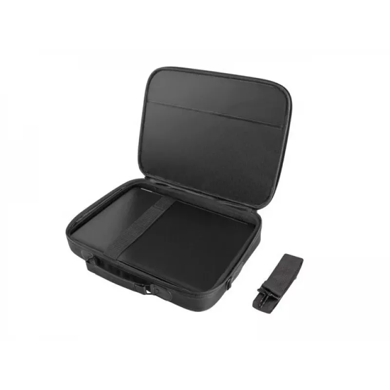 NATEC Impala 2 39,6 cm (15,6 inch) Messenger dėklas Juoda, Pilka