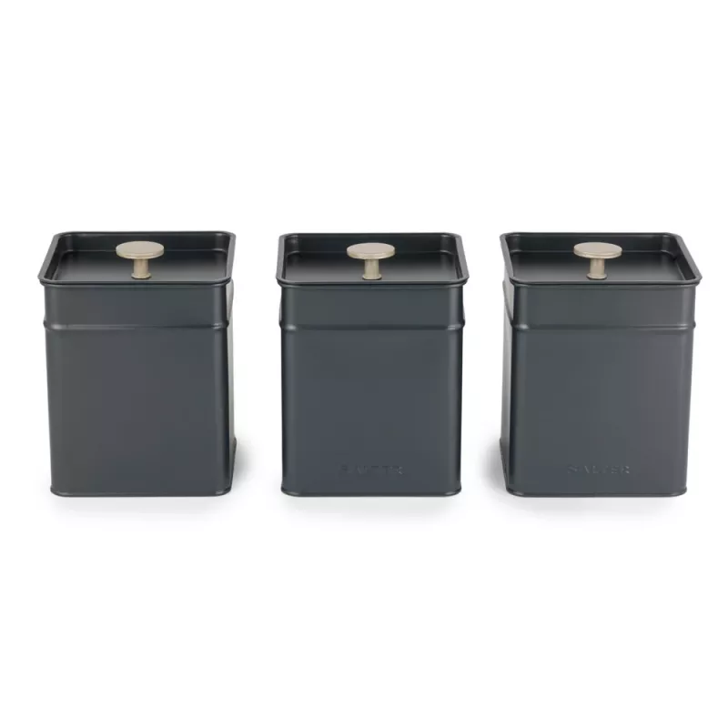 Plastikinis sandarių indelių rinkinys Salter BW124591EU7, 3 vnt., maisto laikymo talpyklos