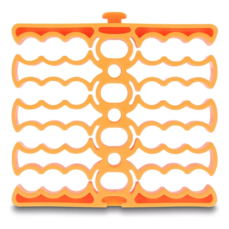 Kabelių laikiklis DeLOCK 66255 oranžinis 24 kabelių įvadai