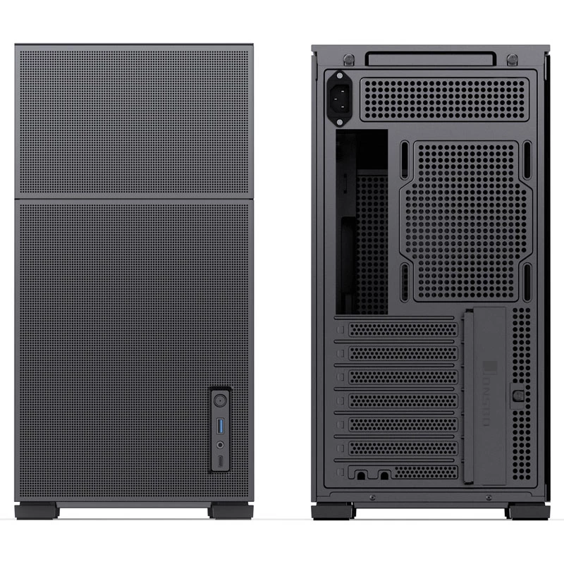 Jonsbo D41 Mesh Standard ATX korpusas – juodas, grūdintas stiklas