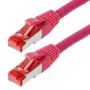 Tinklo kabelis Helos CAT6 S/FTP (PIMF) 1m Magenta