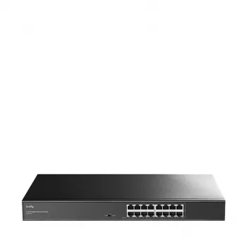 Tinklo komutatorius Cudy GS1016L — 16 prievadų Gigabit Ethernet (10/100/1000), 32 Gbit/s komutavimo pajėgumas, montuojamas stove