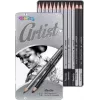Colorino eskizų piešimo rinkinys 80118PTR — 12 dalių eskizų pieštukai ir priedai