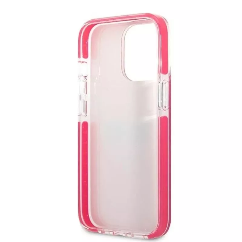 Karl Lagerfeld KLHCP13XTPECPI Iphone 13 Pro Max 6.7 kietas dėklas Fuchsia/FUSCHIA Choupette Head