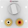 Kištukinis lizdas 2 x RCA Kindermann 7444000518