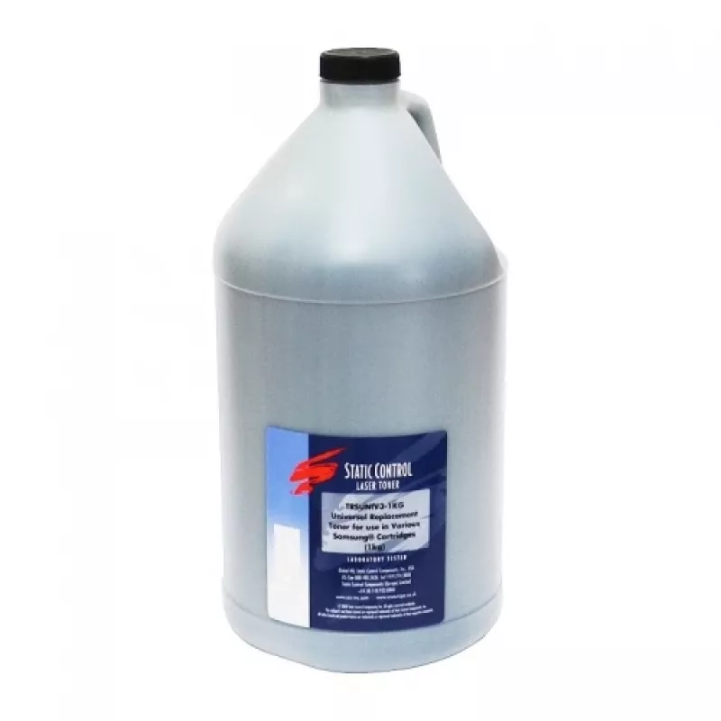 Juodas universalių tonerio miltelių papildymas, skirtas Samsung ir Xerox lazeriniams spausdintuvams, 1 kg