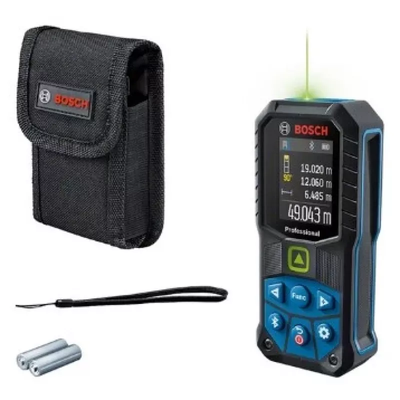 Bosch GLM 50-27 CG Professional lazerinis atstumo matuoklis, juodas, mėlynas 50 m