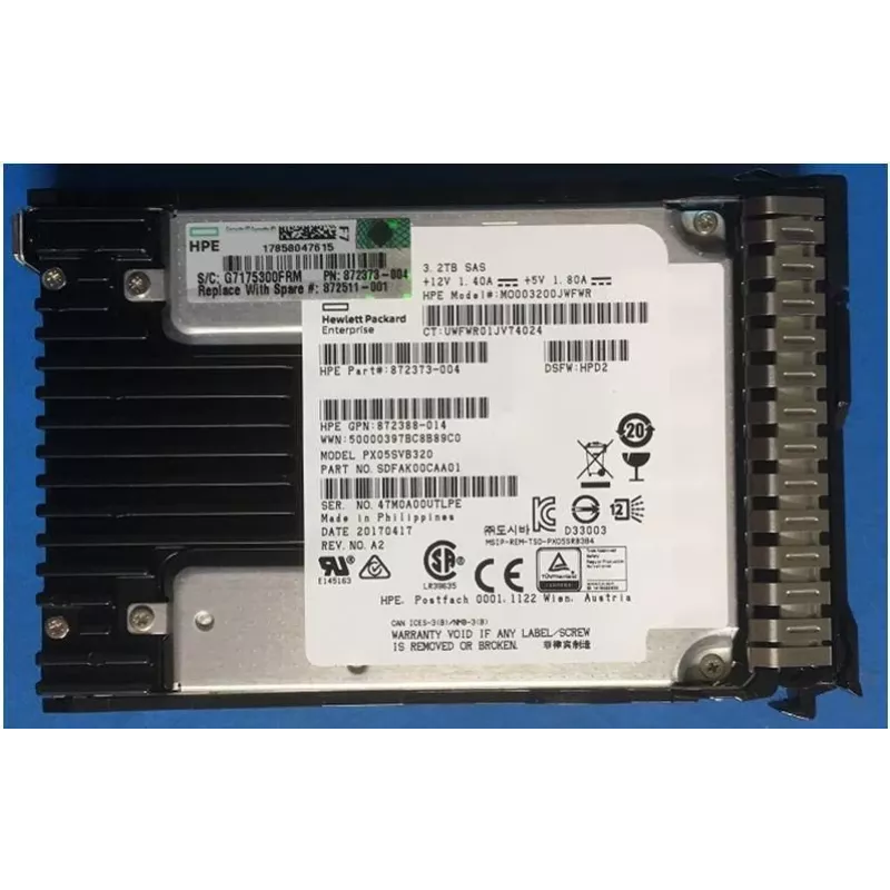 HPE 3,2 TB SAS 12G mišrios paskirties SFF SSD