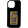 Dėklas RealPower 504406, skirtas iPhone 16 Pro, 16 cm, juodas
