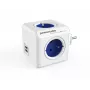 Allocacoc PowerCube Original USB (E) maitinimo ilgintuvas 4 AC lizdai Mėlyna, Balta