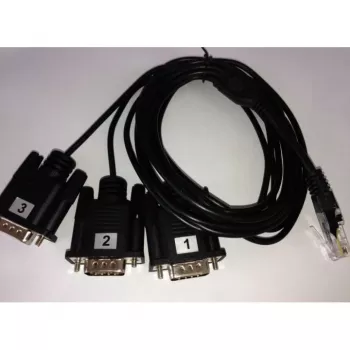Serijinis laidas ALLNET ALL4500_COM, juodas, DB-9, kištukas
