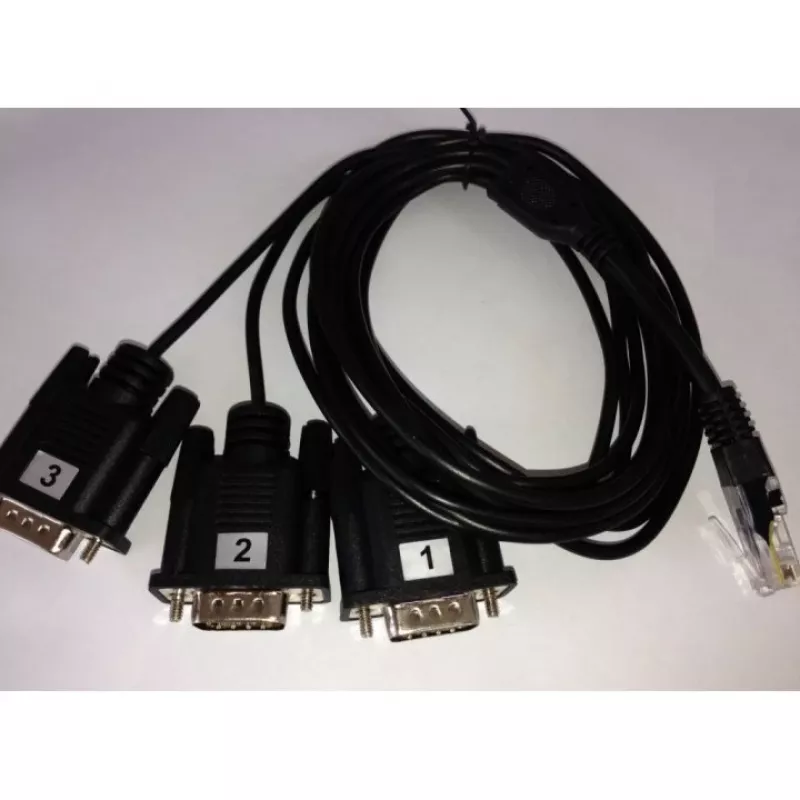 Serijinis laidas ALLNET ALL4500_COM, juodas, DB-9, kištukas
