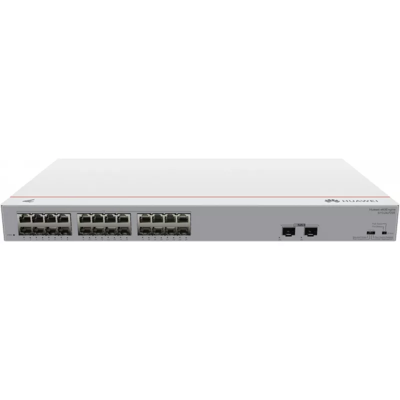 HUAWEI eKit S110 Series S110-24LP2SR Nevaldomas L2 Gigabit Ethernet (10/100/1000) Maitinimas per Ethernet (PoE) 1U Pilka