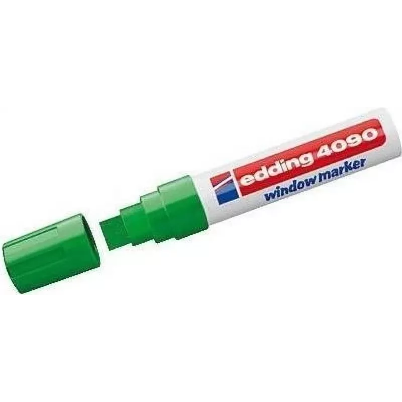 Kreidos žymeklis Edding 4090 Block Green 5 vnt.