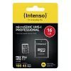 ATMINTIES MIKRO SDHC 16 GB C10/Su adapteriu 3433470 INTENSO