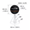 Nešiojamasis žuvų ieškiklis Deeper Smart Sonar PRO+ 2, sonaras 675 kHz, 100 m veikimo nuotolis, 65×65×65 mm, Li‑Ion 950 mAh