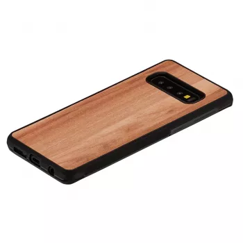 man and wood išmaniojo telefono dėklas Samsung Galaxy S10 – capuccino juoda, apsauginis plonas dangtelis