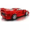 LEGO Speed Champions Ferrari F40 Supercar – pastatomas automobilio modelis 9 metų ir vyresniems berniukams ir mergaitėms su vairuotojo minifigūrėle, vaikų kambario dekoras