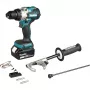 Belaidis gręžtuvas-suktuvas Makita DHP492Z 18 V maitinamas baterijomis, brushless variklis, 2 greičių, griebtuvas 13 mm
