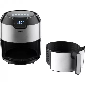 Tefal Easy Fry EY401D Single 4.2 L Stand-alone 1500 W Karšto oro gruzdintuvė Juoda, Nerūdijantis plienas