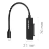 QOLTEC SATA adapteris 52269 2,5 colio diskui į USB-C, palaiko iki 2 TB