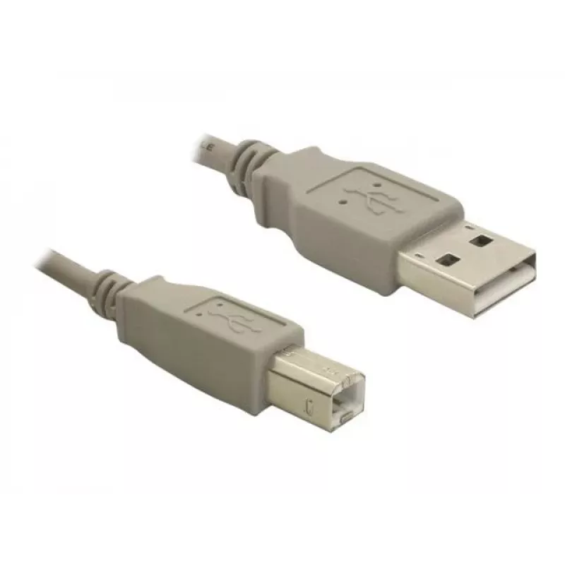 DELOCK 82215 USB laidas 1,8 m USB A USB B pilkas