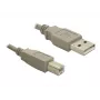 DELOCK 82215 USB laidas 1,8 m USB A USB B pilkas