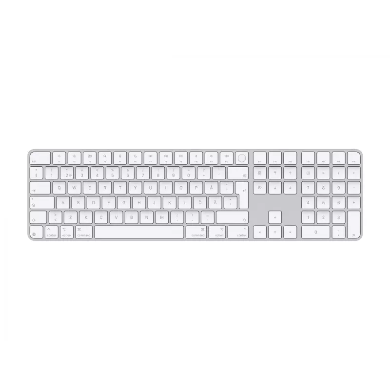 Apple Magic klaviatūra universali USB + Bluetooth QWERTY švediška balta