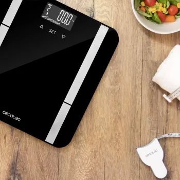 Cecotec | Išmaniosios vonios svarstyklės | Surface Precision 9450 Full Healthy | Maksimali apkrova 180 kg | Tikslumas 100 g | Juodos