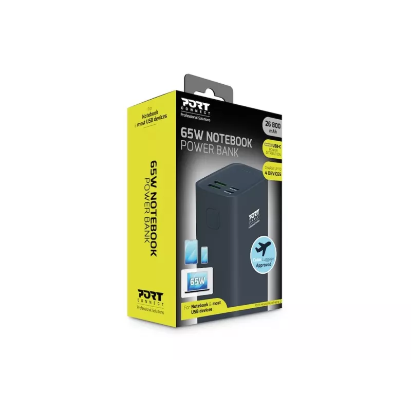 PORT CONNECT išorinis USB-C akumuliatorius PD | 26800 mAh | Mėlyna