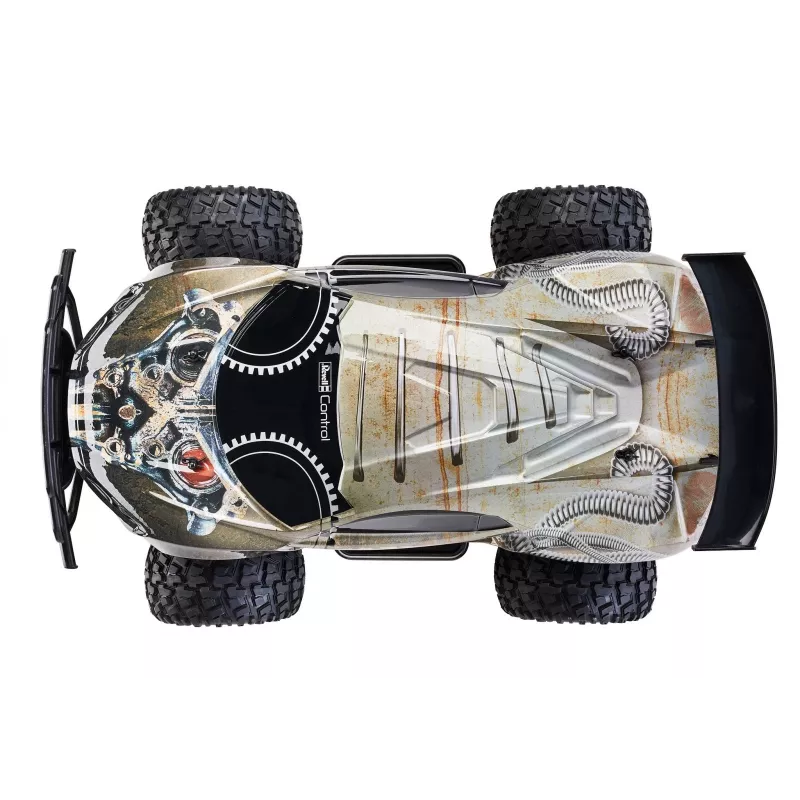 RC automobilis REVELL Desert Rat (modelis 24442) — pilkas ir juodas radijo bangomis valdomas visureigis