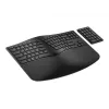 HP 960 ergonomiška belaidė klaviatūra, pilno dydžio (100%), belaidė, RF belaidė + Bluetooth, membraninė, juoda