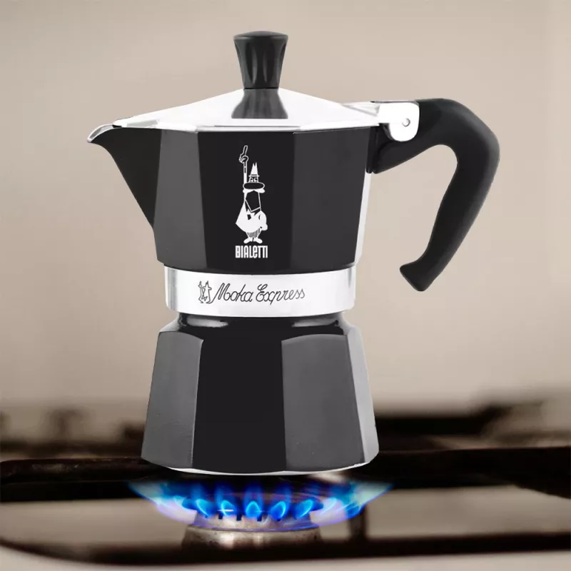 Bialetti 4951 Moka puodas Juoda