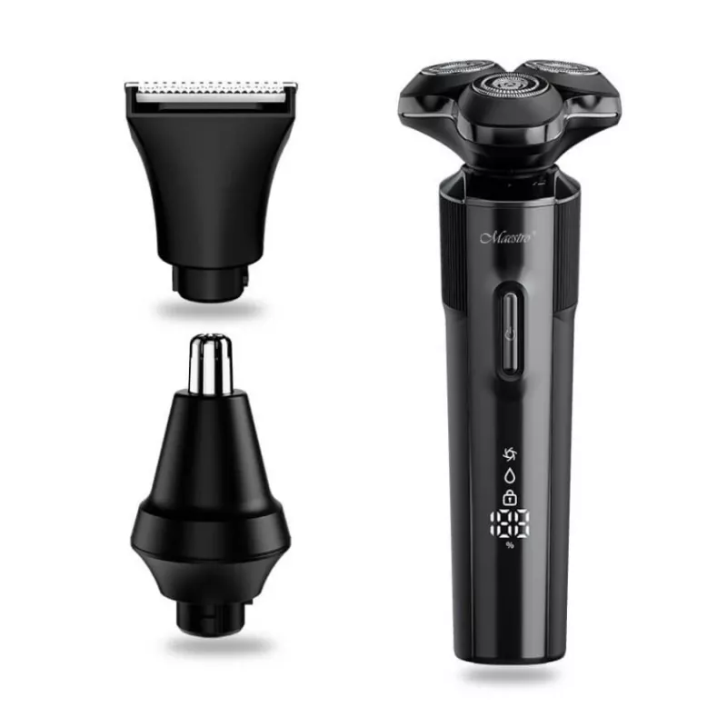Skutimosi rinkinys Maestro MR-678 3-in-1 USB 90 min įkraunamas trimmeris barzdaskutė asmeninis kirpėjas
