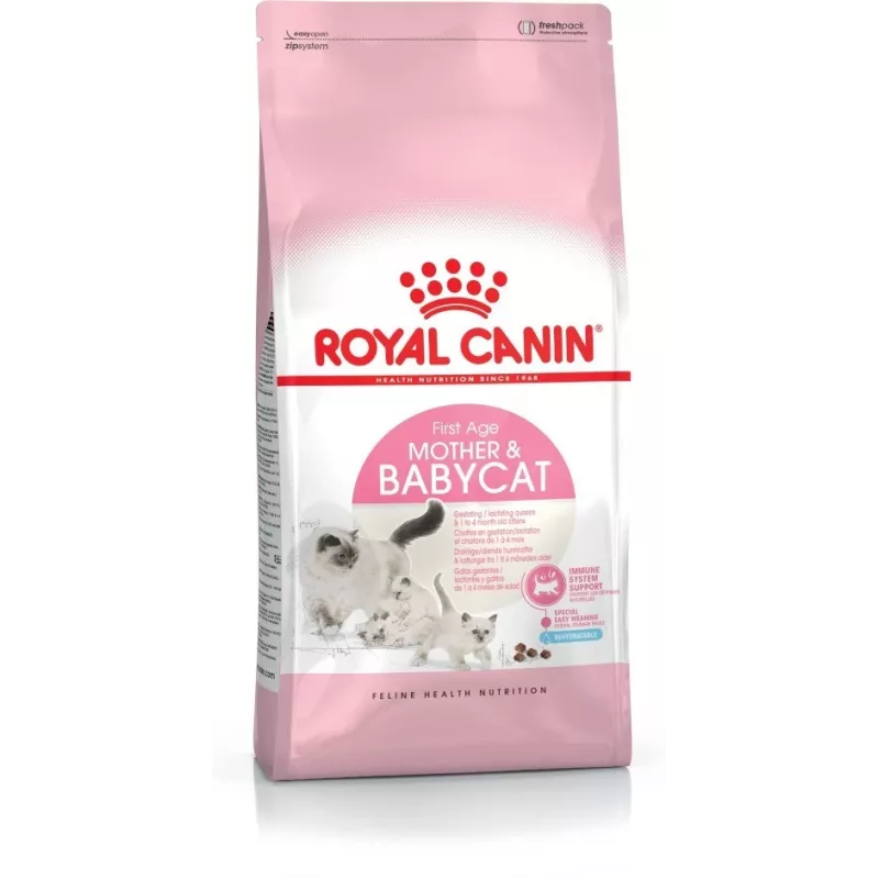 Sausas kačių maistas Royal Canin Mother & Babycat 2 kg — vištiena, nėščioms, žindančioms katėms ir kačiukams (jaunikliams)