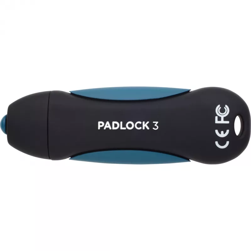 CORSAIR Flash Padlock 3 128 GB saugi USB 3.0 atmintinė su klaviatūra, apsaugota 256 bitų aparatine AES šifravimo technologija