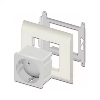 Maitinimo lizdas DELOCK CEE 7/3 (E tipas) baltas, 250 V, 16 A, 4000 W