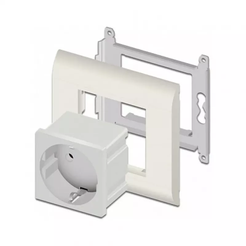 Maitinimo lizdas DELOCK CEE 7/3 (E tipas) baltas, 250 V, 16 A, 4000 W