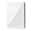 Western Digital WD My Passport 5TB Baltas USB3.0 / 2.5, 19.15 mm / 256 bitų šifravimas / WD Backup / Baltas (WDBPKJ0050BWT-WESN)