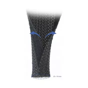 Pinta įvorė DeLOCK 19050 5 m x 19 mm juoda