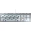 CHERRY KC 6000 plonas FOR MAC klaviatūra Office USB QWERTZ German Sidabrinė