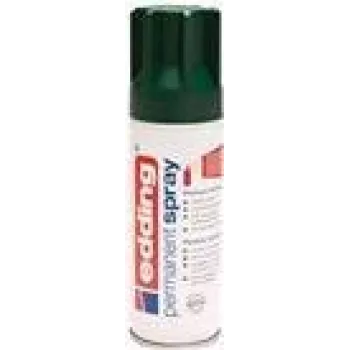 Akrilinių dažų purškimo balionėlis Edding Permanent Spray 200 ml žalias