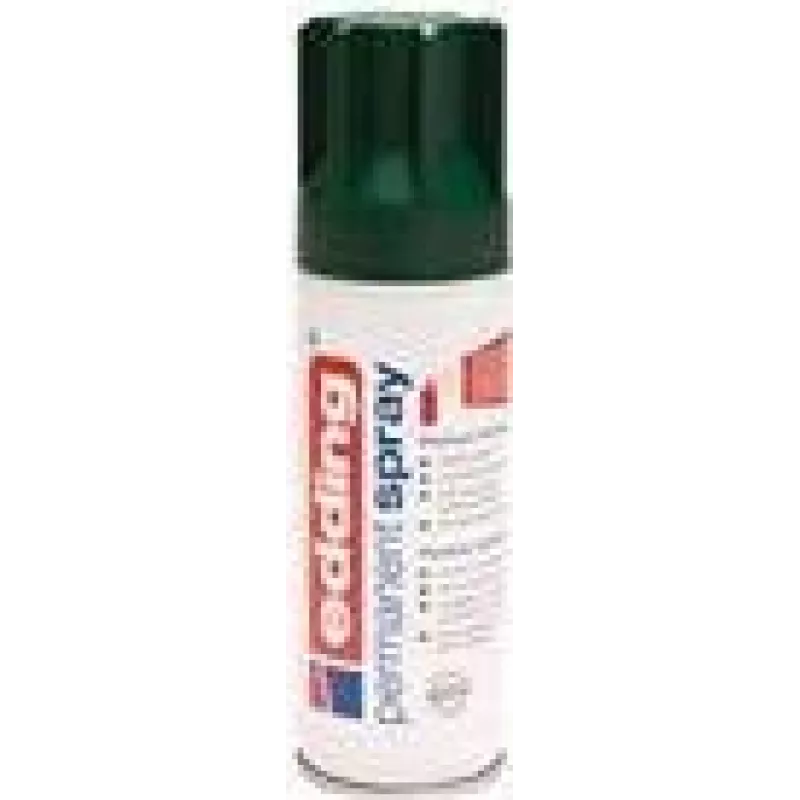 Akrilinių dažų purškimo balionėlis Edding Permanent Spray 200 ml žalias