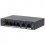 Dahua Technology SG4006P tinklo komutatorius valdomas L2 Gigabit Ethernet (10/100/1000) Power over Ethernet (PoE) juodas